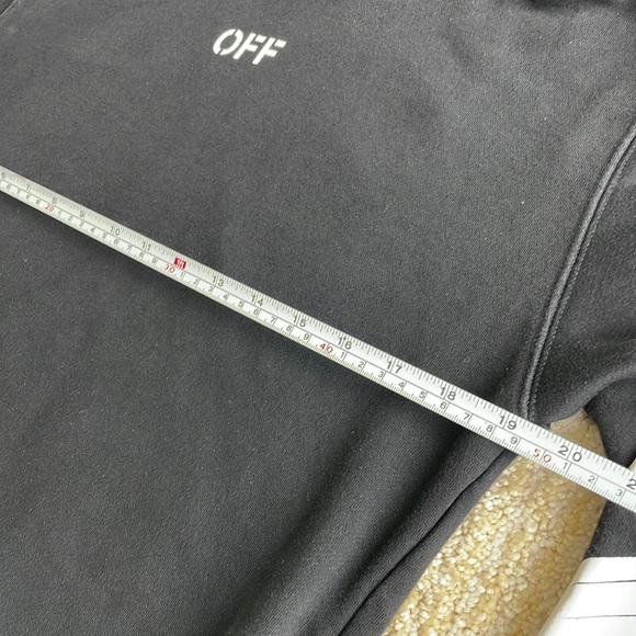 Off-White 2013 Seeing Things Mens M Black/White Hoodie Italian Arrow Sweatshirt - Picture 6 of 15